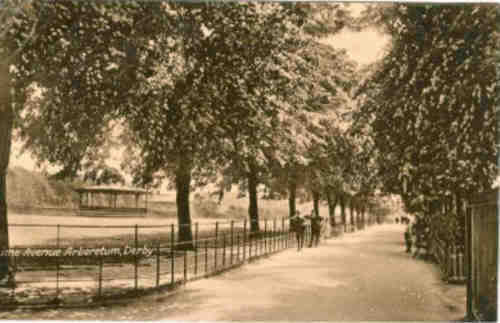 Old Victorian Bandstand and Recreation Ground, Postcard c 1900 - Tony Griffin Collection